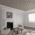 Ekena Millwork 33W x 33H x 38T Small Bradley Decorative Fretwork Wood Ceiling Panels, Wood Paint Grade CELW33X33X0375BRDMF